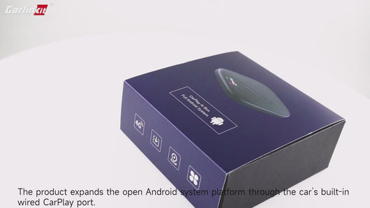 CarlinKit Ai Box Plus-Wireless Apple Carplay+Android 11.0+Android Auto | 4G+64G 6G+128G 8G+128G-showcase video