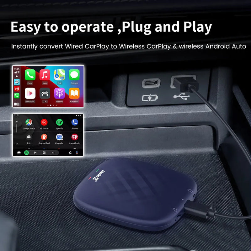 Load image into Gallery viewer, CarlinKit Ai Box Plus-Wireless Apple Carplay+Android 11.0+Android Auto | 4G+64G 6G+128G 8G+128G
